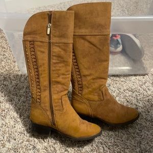 Girls brown riding boots